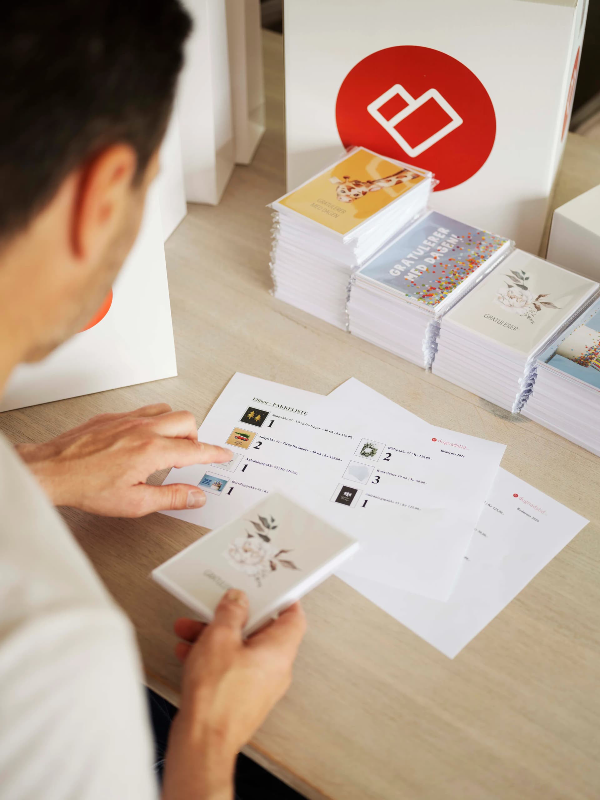 Dugnadstid - Ferdige pakkelister