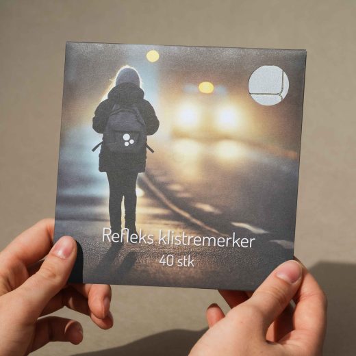 CE-godkjente refleksklistremerker i flere former