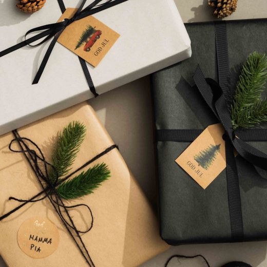 Til-og-fra-lapper til juledugnad
