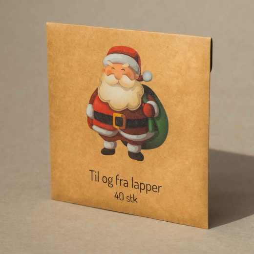 Til-og-fra-lapper til juledugnad
